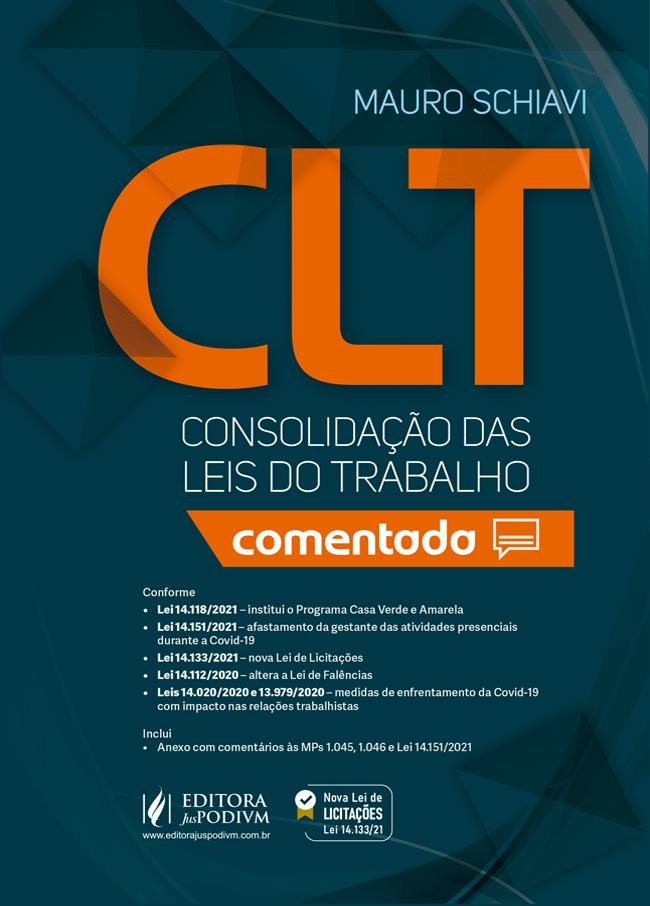 Consolidacao Das Leis Do Trabalho Comentada 9786556806976 Livraria Lacier 3117